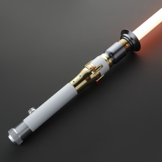 the perseverance white and gold lightsaber the perseverance white and gold lightsaber