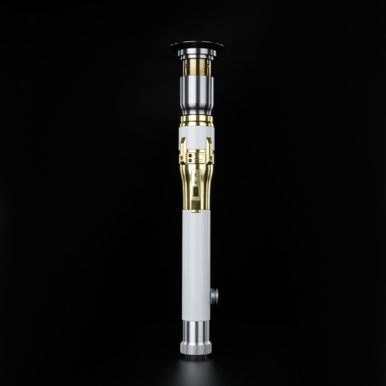 the perseverance white and gold lightsaber the perseverance white and gold lightsaber
