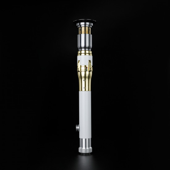 the perseverance white and gold lightsaber the perseverance white and gold lightsaber