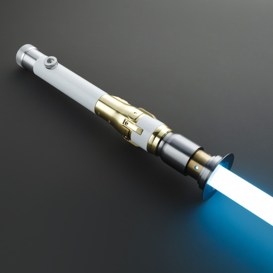 the perseverance white and gold lightsaber the perseverance white and gold lightsaber