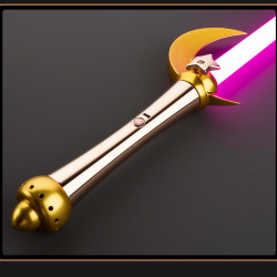 the sailor moon lightsaber
