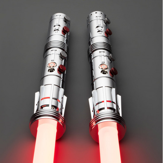 darth maul double-bladed lightsaber - epi