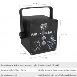 Voice Control Starry Mix Blink Laser Projector