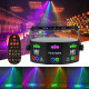 15 Eyes LED Strobe Laser Lights  Projector Music for Parties 