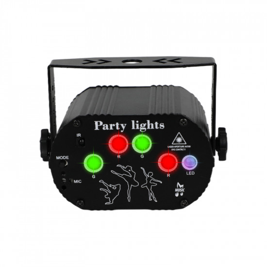 USB ReChargeable Led Green Strobe LED Laser Projector