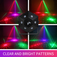 Professional 8 Eyes Stage Projector RGB  Light 