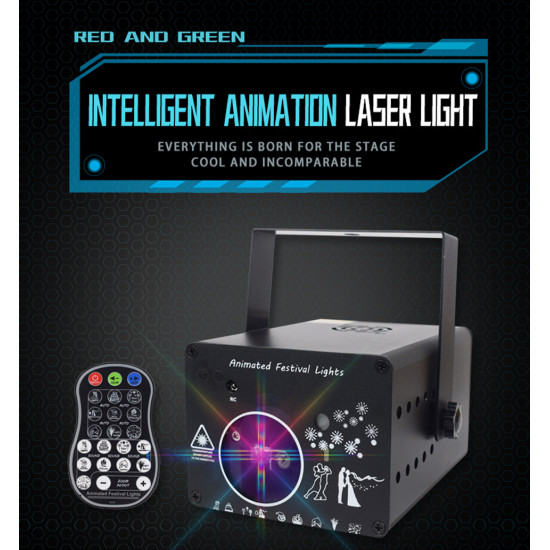 288 Pattern Animation Laser Projector Stage Light 288 Pattern Animation Laser Projector Stage Light