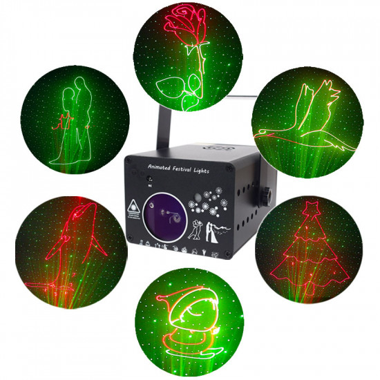 288 Pattern Animation Laser Projector Stage Light 288 Pattern Animation Laser Projector Stage Light