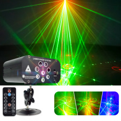 128 Patterns Laser Light Projector