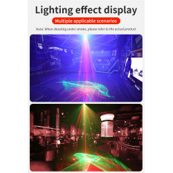  Mini Lighting Rhythm Recognition Light Laser Projector 