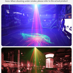  Mini Lighting Rhythm Recognition Light Laser Projector 