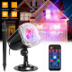 Outdoor waterproof Christmas two-in-one water pattern meteor shower light