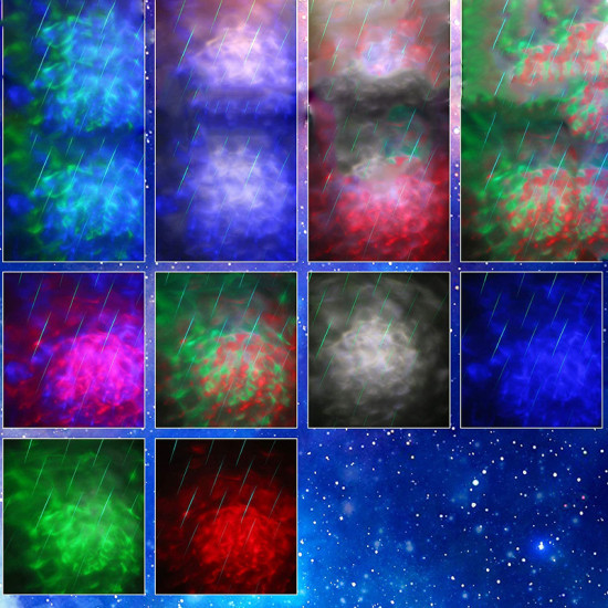 Outdoor waterproof Christmas two-in-one water pattern meteor shower light Outdoor waterproof Christmas two-in-one water pattern meteor shower light
