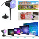 Outdoor waterproof Christmas two-in-one water pattern meteor shower light