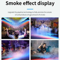 Colorful 500W Mini Smoke Machine Remote Control For Stage Lighting Show