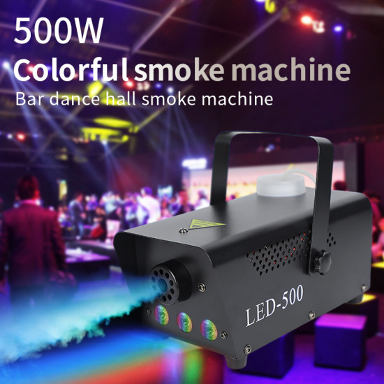 Colorful 500W Mini Smoke Machine Remote Control For Stage Lighting Show Colorful 500W Mini Smoke Machine Remote Control For Stage Lighting Show
