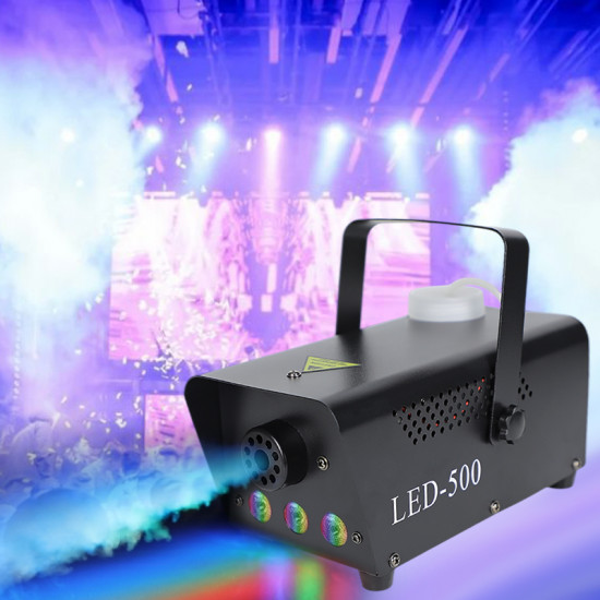 Colorful 500W Mini Smoke Machine Remote Control For Stage Lighting Show