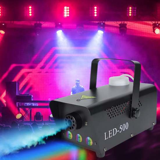 Colorful 500W Mini Smoke Machine Remote Control For Stage Lighting Show Colorful 500W Mini Smoke Machine Remote Control For Stage Lighting Show