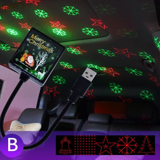 USB Car Starlight laser projector USB Car Starlight laser projector