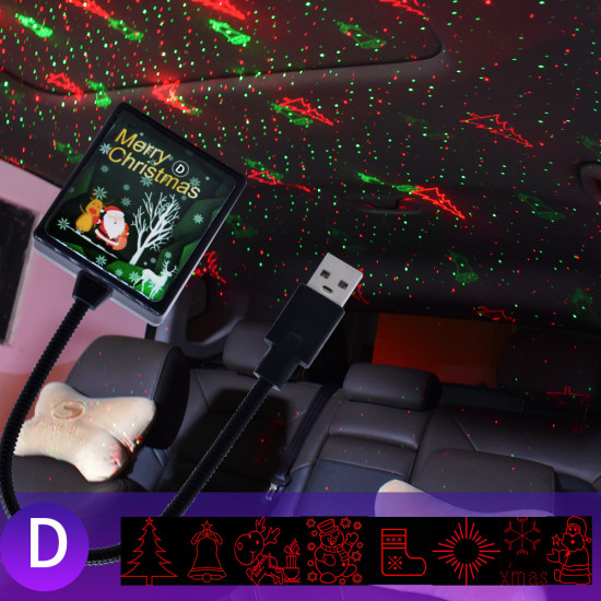 USB Car Starlight laser projector USB Car Starlight laser projector